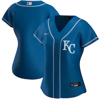 womens nike royal kansas city royals alternate replica 